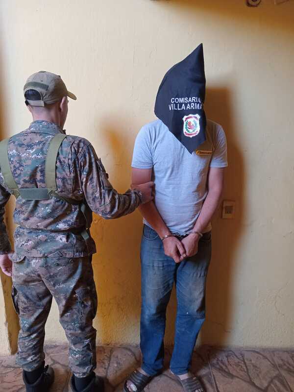 Aprehensión por Intento de Agresión con Arma Blanca en Caso de Violencia Familiar