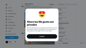 La red social X convertirá los 'me gusta' en privados