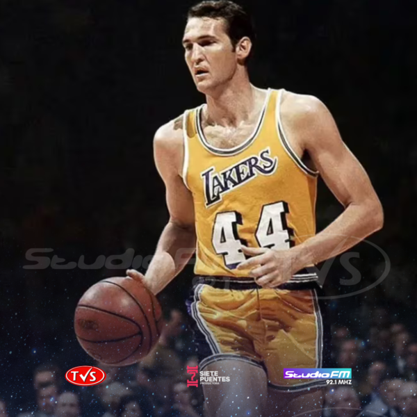 EL BÁSQUET, DE LUTO: MURIÓ JERRY WEST, LA LEYENDA QUE SE TRANSFORMÓ EN EL LOGO DE LA NBA. - TVS