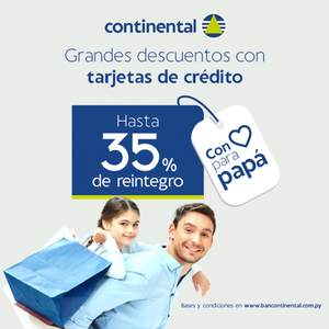 Banco Continental celebra el día del padre con descuentos exclusivos - Megacadena - Diario Digital
