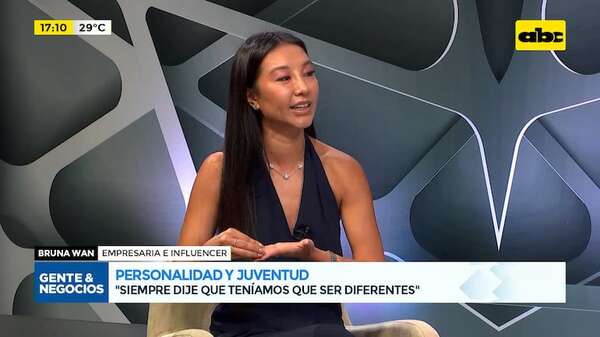 Video: con personalidad y juventud, Bruna Wan supo abrirse paso en el mundo empresarial - Gente & Negocios - ABC Color