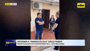 Video: detienen a “parapsicólogo” Diego Parra por presunta estafa - ABC Noticias - ABC Color