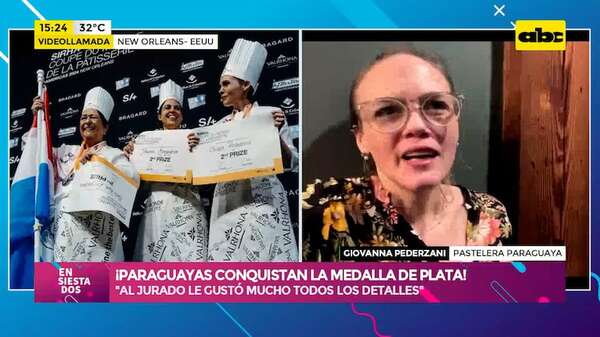 Video: paraguayas traen la medalla de plata en el Mundial de Pastelería - Ensiestados - ABC Color