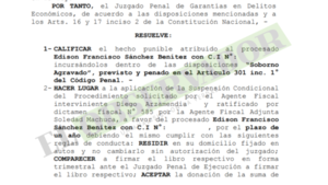 Abogado implicado en soborno para blanquear a “Minotauro” admite los hechos y accede a salida procesal
