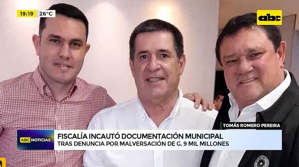 Tomás Romero Pereira: Fiscalía incautó documentación municipal tras denuncia por malversación - ABC Noticias - ABC Color