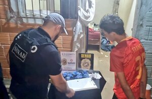 Senad detuvo a exconvicto por venta de drogas