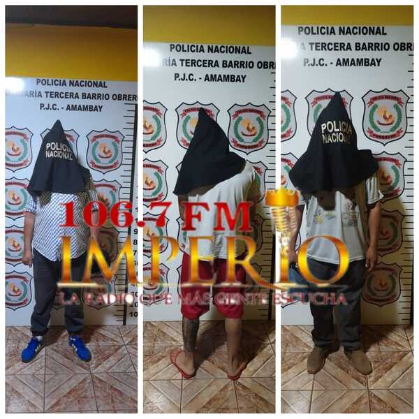 Tres detenidos en las últimas horas en barrio Obrero buscados por la Justicia
