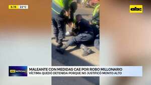 Video: Maleante y Víctima quedan detenidos tras robo millonario - ABC Noticias - ABC Color