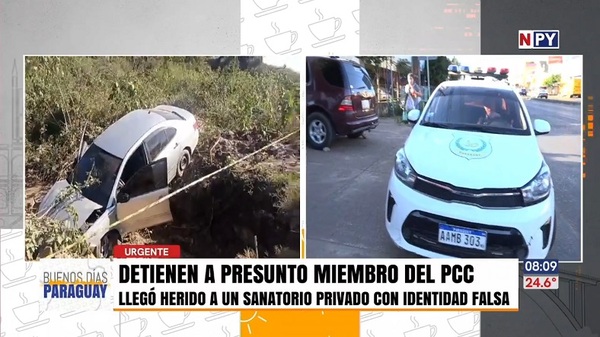 Cae presunto miembro del PCC en Fernando de la Mora - Noticias Paraguay