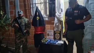 SENAD detuvo a ex convicto por venta de drogas