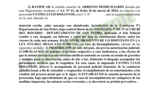 Operativo Levante: Ratifican arresto domiciliario para presunta implicada en red de narcotráfico