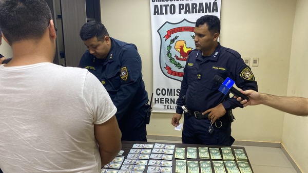 Abogado es detenido con gran cantidad de dinero y vehículo robado en Hernandarias - ADN Digital