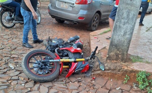 Motociclista falleció tras accidente en el km 7 Acaray
