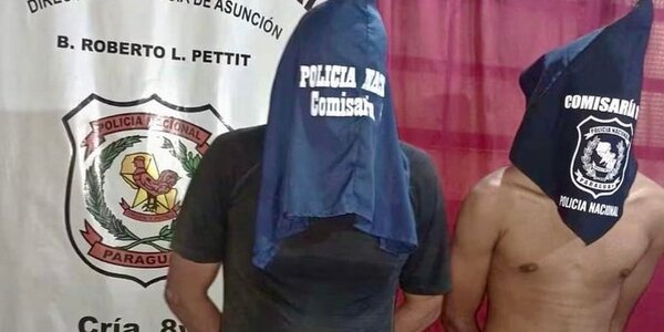 “Negocio” familiar: padre e hijo caen tras asaltar a varias personas en el Bañado Sur