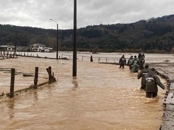 Chile: miles de damnificados y 1 muerto por intensas lluvias - ADN Digital