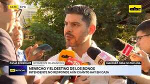 Bonos de Nenecho: intendente no responde cuánto hay en caja  - ABC Noticias - ABC Color