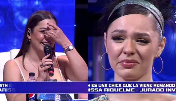 El emotivo cruce entre Lari Riquelme y Nath Aponte - Teleshow