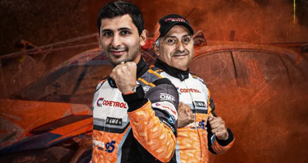 Agustín Alonso calienta la previa del Transchaco Rally 2024