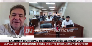 EDUARDO FLORENTÍN: “EL INTENDENTE DE ENCARNACIÓN NO QUIERE PAGAR SALARIOS - Itapúa Noticias
