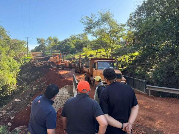 Pequeña obra del Gobierno Santi Peña a punto de culminar en Pedro Juan Caballero