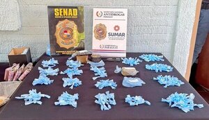 SENAD allanó “supermercado” de chespi y cocaína en Asunción