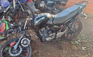 Motociclista sufrió lesiones en accidente rutero