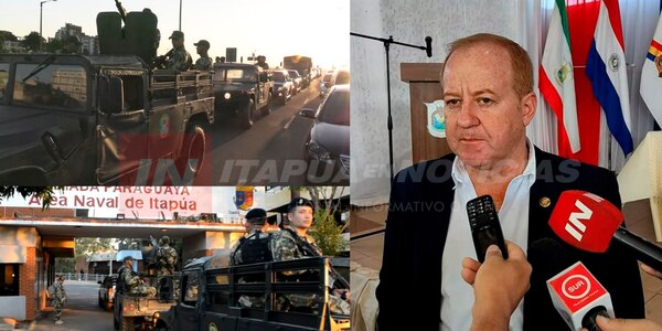 GOBERNADOR DE ITAPÚA ESPERA QUE LA LLEGADA DE CONTINGENTE DEL FTC DEVUELVA LA SEGURIDAD - Itapúa Noticias