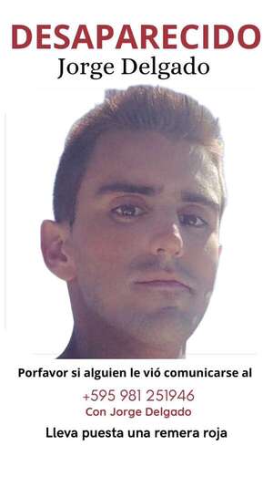 Piden ayuda para encontrar a Jorge Delgado - Policiales - ABC Color