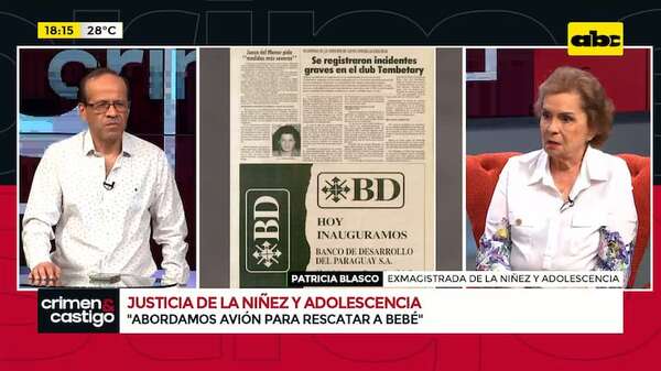 Video: exmagistrada de la Niñez y Adolescencia nos relata anécdotas que vivió durante sus años en el cargo - Crimen y castigo - ABC Color