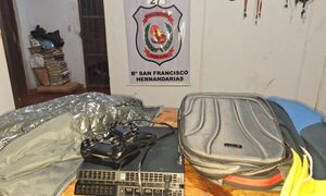 Recuperan objetos robados