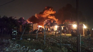 Reportan importante incendio en zona del Cerro Lambaré