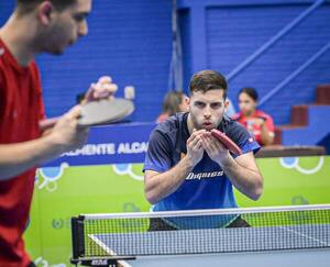 Aguirre es el único paraguayo que ganó en singles en el sudamericano de tenis de mesa