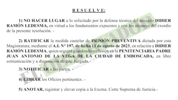Descartan compurgamiento de pena mínima y acusado por lavado de dinero narco seguirá en prisión