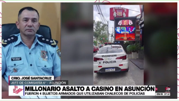 Cuatro sujetos asaltaron conocido casino y se alzan con la recaudación - Megacadena - Diario Digital