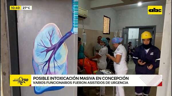 Masiva intoxicación de trabajadores en Concepción - ABC Noticias - ABC Color
