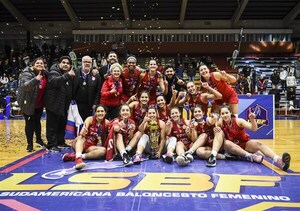 Momento cumbre de la Liga Sudamericana Femenina