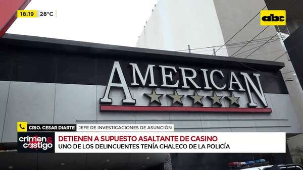 Video: detuvieron al supuesto autor del millonario robo a un casino - Crimen y castigo - ABC Color