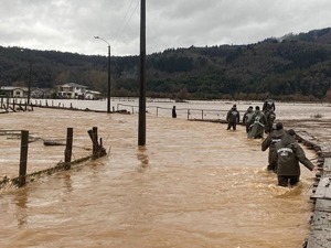 Intensas lluvias dejan miles de damnificados en Chile - ADN Digital