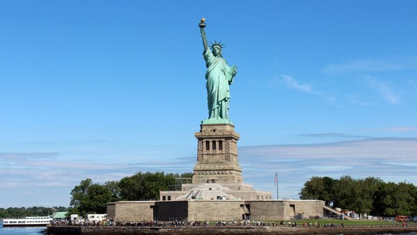 Casi 4 millones visitaron en 2023 Estatua de la Libertad pero pocos llegaron a su corona