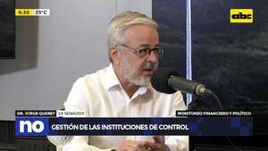 “Secretaría Anticorrupción no cumplió el rol”: el análisis de Querey sobre organismos de control  - ABC Noticias - ABC Color