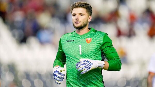 Muere a los 26 años el portero de Montenegro Matija Šarkić