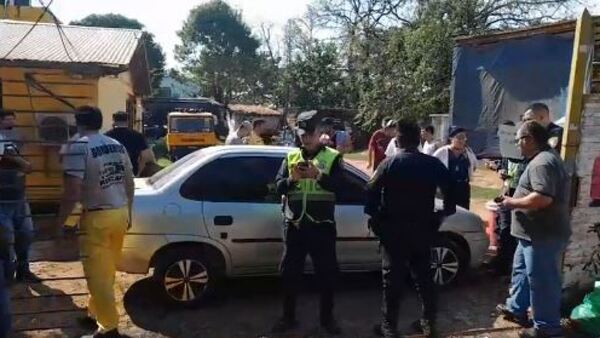 Vecino agredió a bomberos en pelea por predio