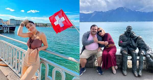 La Nación / ¡Aye y sus padres recorren elegante ciudad de Suiza!