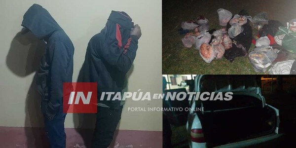 INCAUTARON DISTINTOS TIPOS DE CARNE TRAS OPERATIVO EN CNEL. BOGADO - Itapúa Noticias