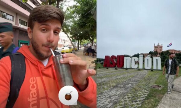 Tiktoker venezolano visitó Paraguay para comprobar que “existe”