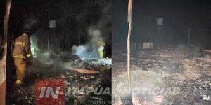 INCENDIO REDUJO A CENIZAS UNA VIVIENDA EN SAN RAFAEL DEL PNÁ. - Itapúa Noticias