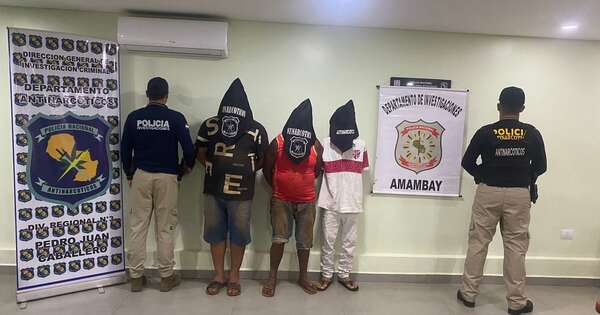 La Nación / PJC: detienen a tres personas e incautan 108 dosis de cocaína tipo crack