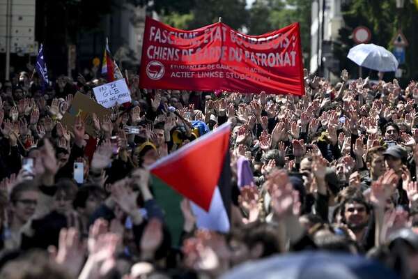 4.500 personas marchan contra la ultraderecha en Bruselas por el resultado de las europeas - Mundo - ABC Color