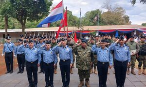 Rindieron homenaje a policías mártires de Curuguaty