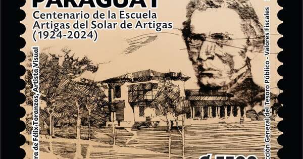 La Nación / Emitieron estampillas por el centenario de la escuela Artigas